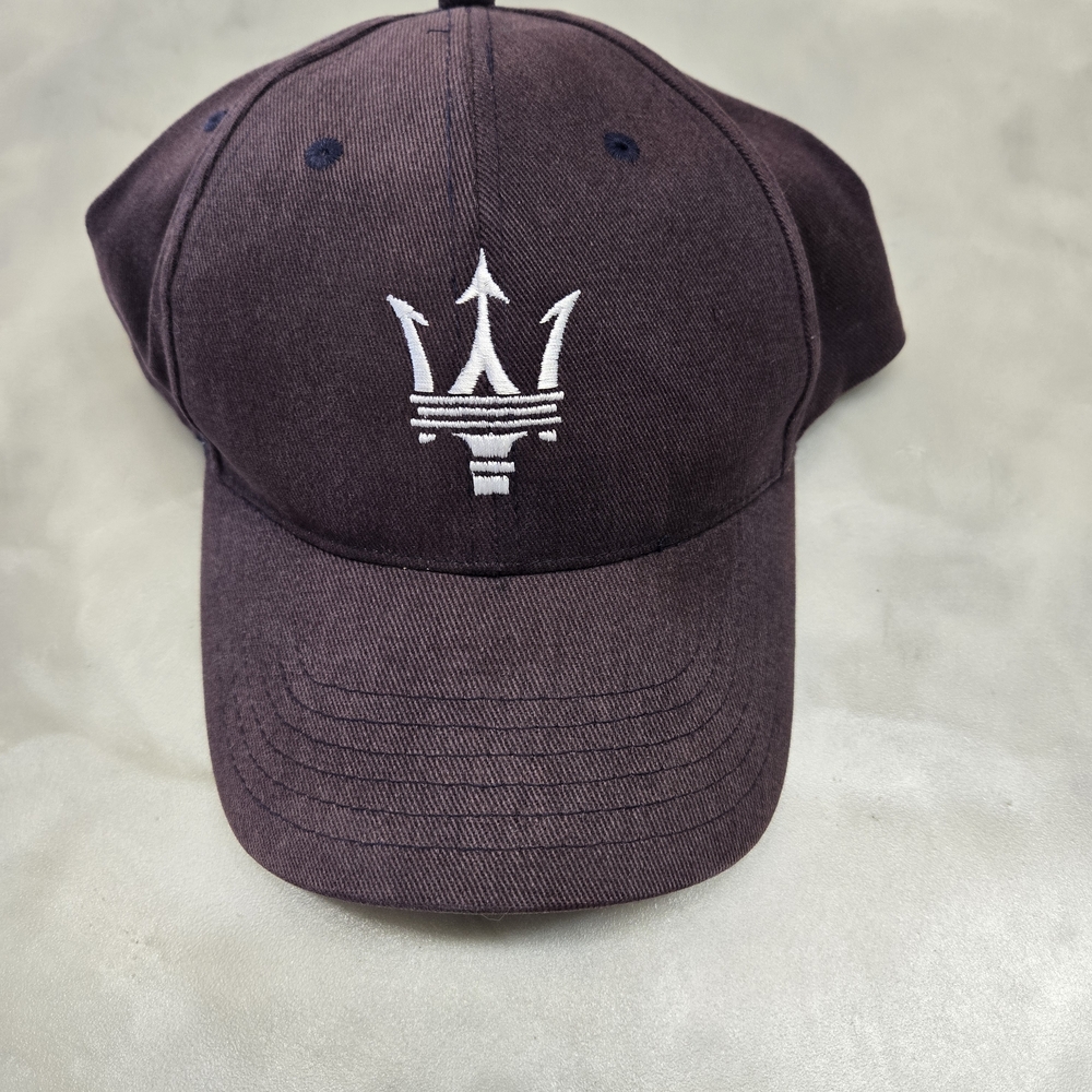 Maserati Baseball Cap By " Its A Stretch" Plum Color